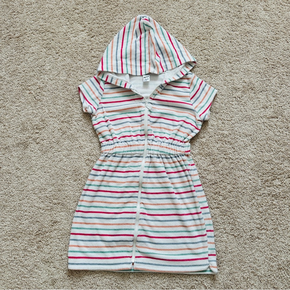 Carter's Multicolor Striped Kids Swim Coverup